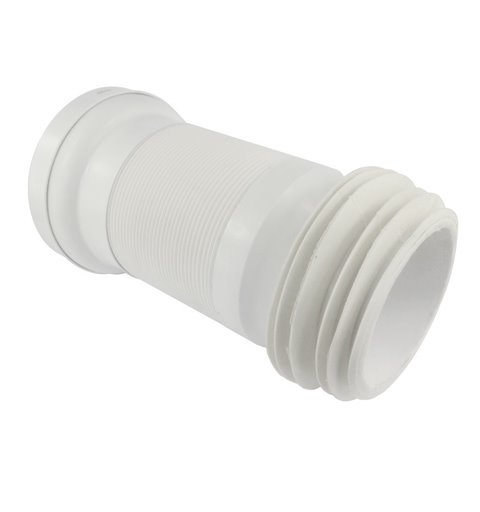 Klum WC napojenie, ø 110 mm, flexi s drôtom, vstavaná dĺžka 150 - 500 mm PR7097C