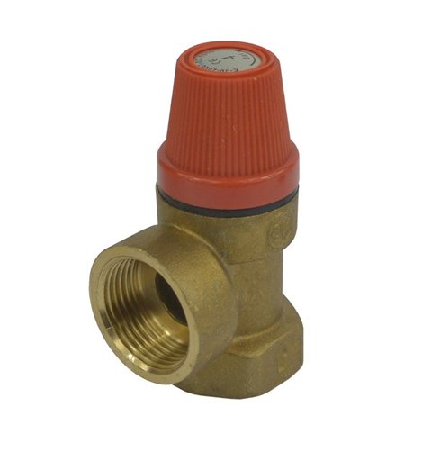 Klum Poisťovací ventil pre bojler s pevne nastaveným tlakom 2,5 bar, 1/2" PR2410
