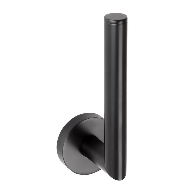 Sapho X-ROUND BLACK držiak toaletného papiera rezervný, čierný 104112030 XB701