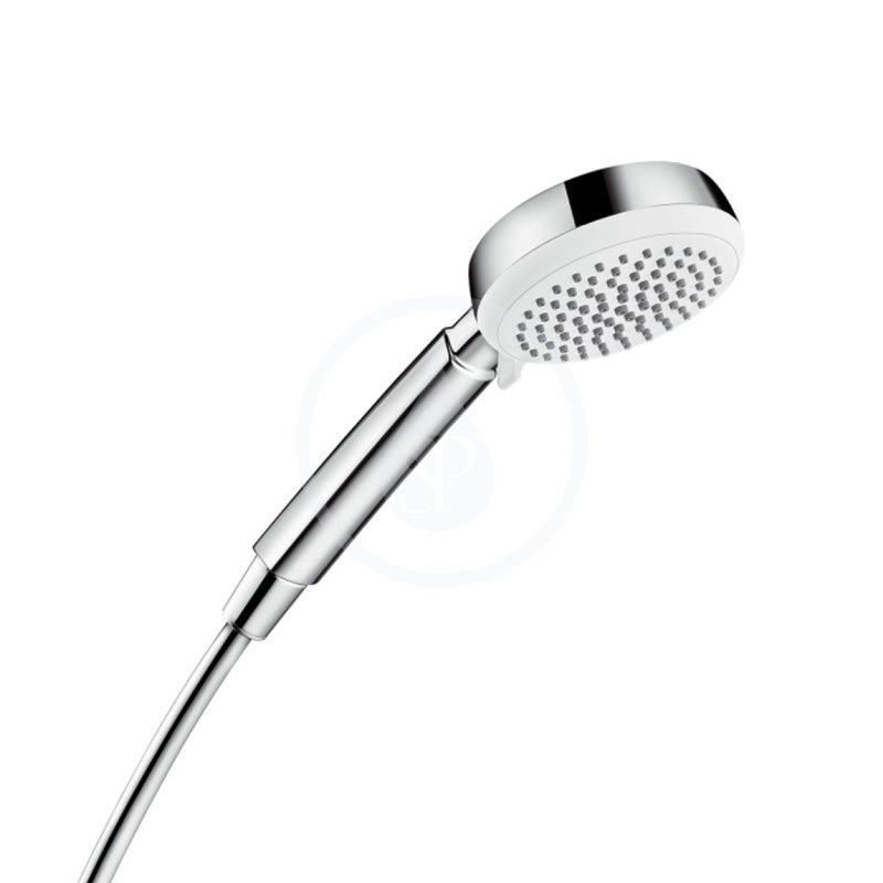HANSGROHE - Crometta 100 Ruční sprcha Vario, EcoSmart, bílá/chrom (26827400)