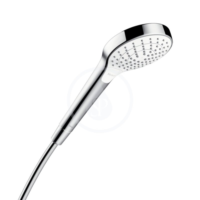 HANSGROHE - Croma Select S Ruční sprcha Vario 110 mm, EcoSmart, bílá/chrom (26803400)