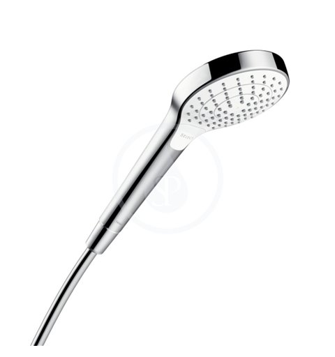 HANSGROHE - Croma Select S Ruční sprcha Vario 110 mm, EcoSmart, bílá/chrom (26803400)