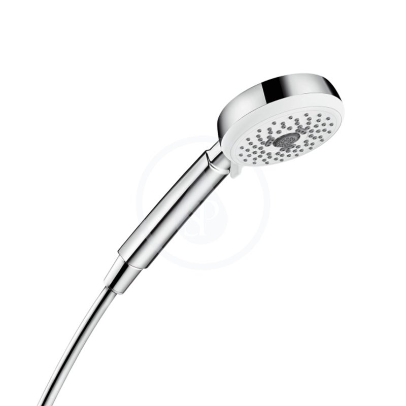 HANSGROHE - Crometta 100 Ruční sprcha Multi 100 mm, bílá/chrom (26823400)