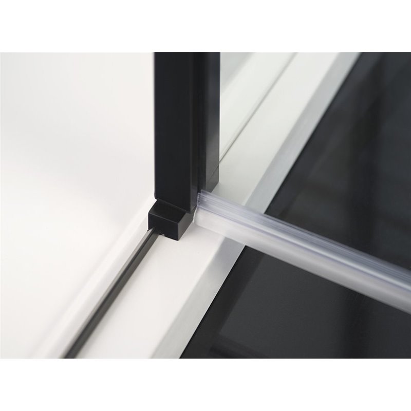 Polysan ZOOM LINE BLACK sprchové dvere 1100mm, číre sklo ZL1311B