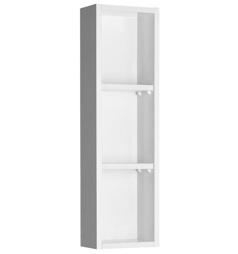 AQUALINE ZOJA horná skrinka k zrkadlu, 20x70x12cm, ľavá, biela 45463