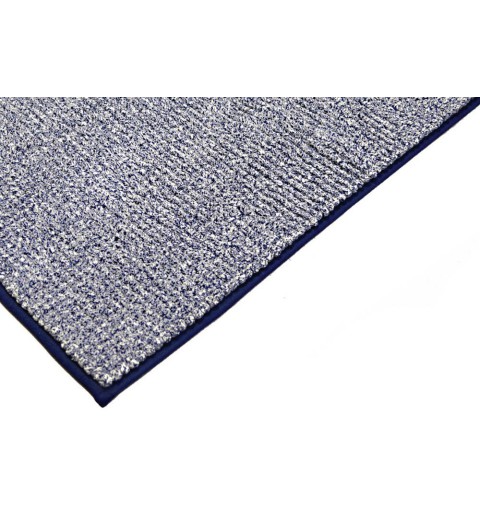 AQUALINE Kúpeľňová predložka, 50x70cm, 100% polyester, protišmyk, modrá 7021303