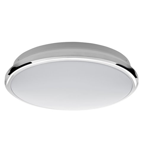 Sapho SILVER stropné LED svietidlo 10W, 230V, priemer 28cm, denná biela, chróm AU460