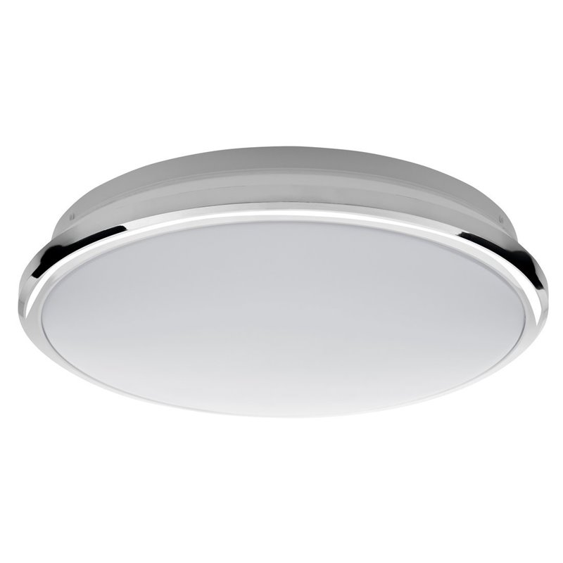 Sapho SILVER stropné LED svietidlo 10W, 230V, priemer 28cm, studená biela, chróm AU463
