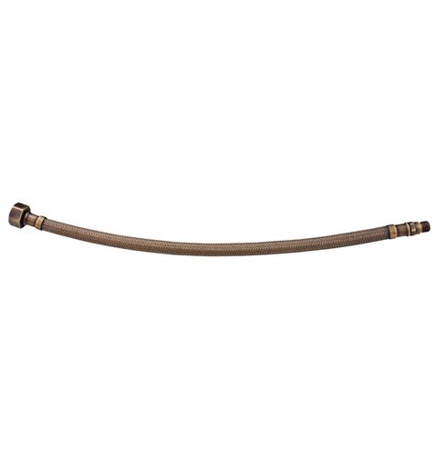 Sapho Flexibilná nerezová hadica 3/8"xM10, 35 cm, bronz 33414