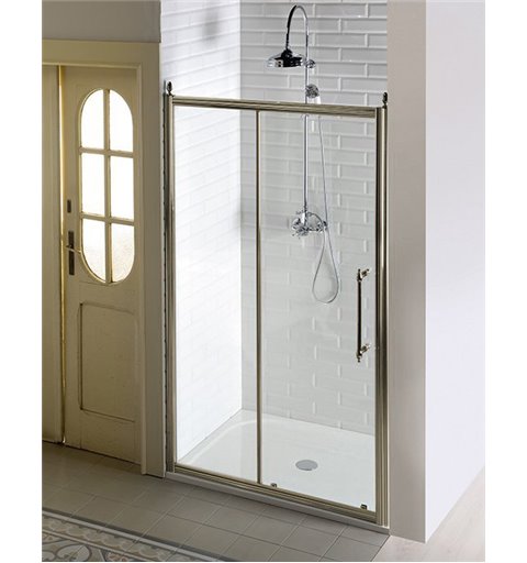 Gelco ANTIQUE sprchové dvere posuvné 1200mm, číre sklo, bronz GQ4212C
