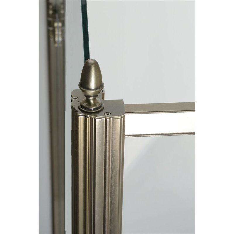 Gelco ANTIQUE sprchové dvere posuvné 1200mm, číre sklo, bronz GQ4212C