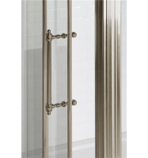 Gelco ANTIQUE sprchové dvere posuvné 1100mm, číre sklo, bronz GQ4211C