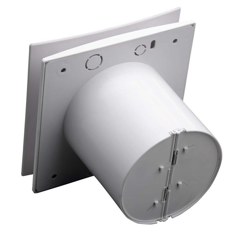 Sapho EIRA kúpeľňový ventilátor axiálny, 15W, potrubie 100mm, časovač, biela EI102