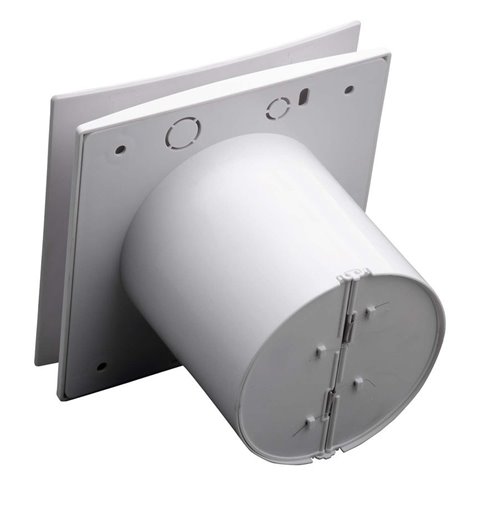 Sapho EIRA kúpeľňový ventilátor axiálny, 15W, potrubie 100mm, časovač, biela EI102
