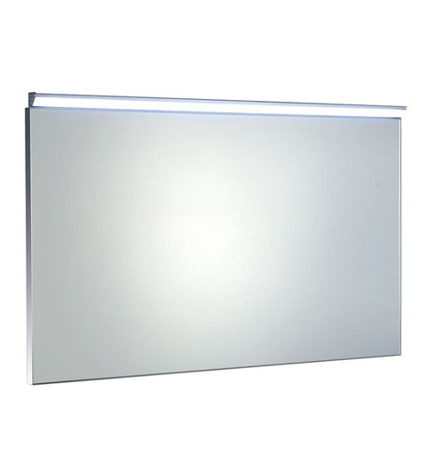 Sapho BORA zrkadlo v ráme s LED osvetlením a s prepínačom 1000x600mm, chróm AL716