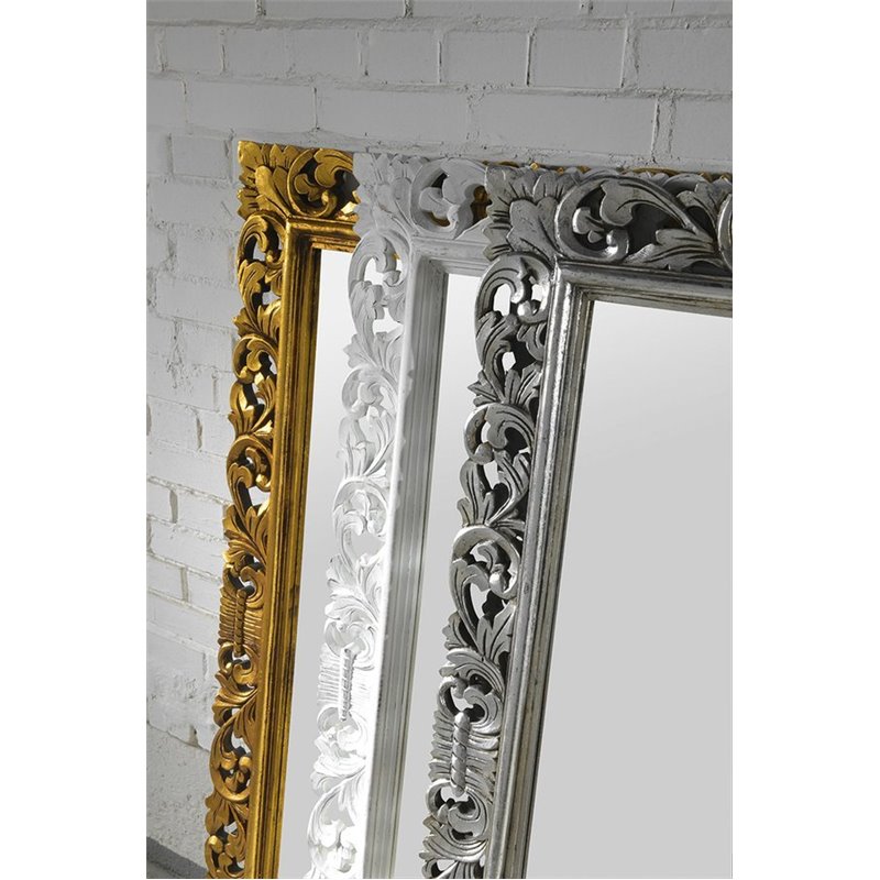 Sapho SCULE zrkadlo v ráme, 70x100cm, zlatá Antique IN163
