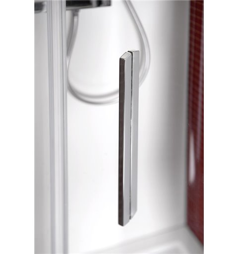 Polysan LUCIS LINE štvrťkruhová sprchová zástena, 1000x1000mm, R550, číre sklo DL3015