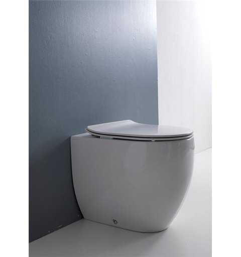 Kerasan FLO WC sedátko Soft Close SLIM, termoplast, biela 319101