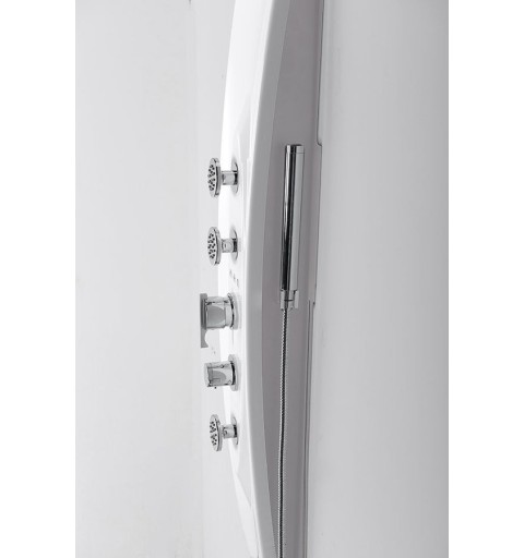 Polysan MOLA sprchový panel s termostat. batériou 210x1300mm, nástenný 80365