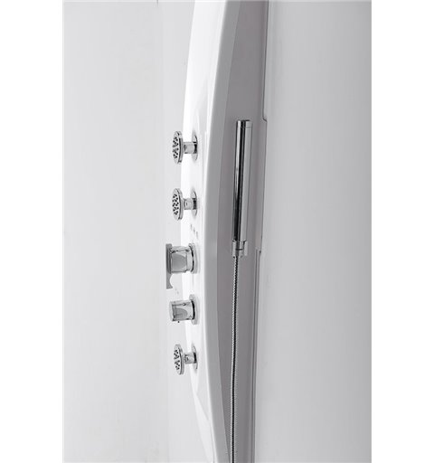 Polysan MOLA sprchový panel s termostat. batériou 210x1300mm, rohový 80372
