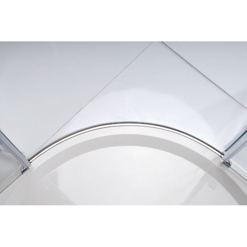 Gelco LEGRO štvrťkruhová sprchová zástena dvojkridlova 1000x1000mm, číre sklo GL5510