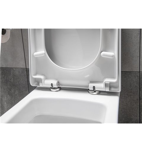 AQUALINE DONA WC sedátko, polypropylen, biela, soft close FD121