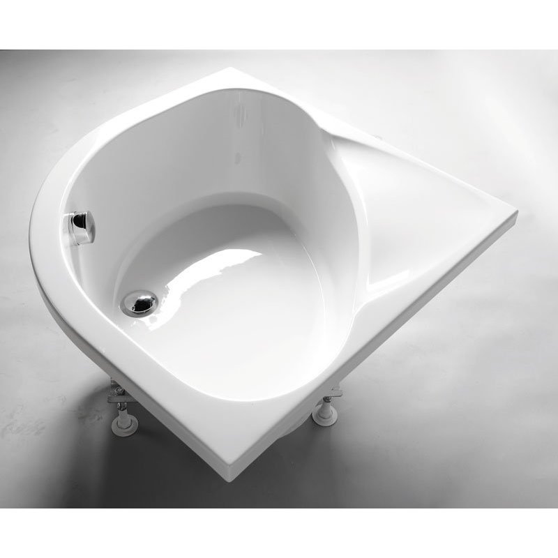 Polysan SELMA hlboká sprchová vanička štvrťkruhová 90x90x30cm, R550, biela 28611