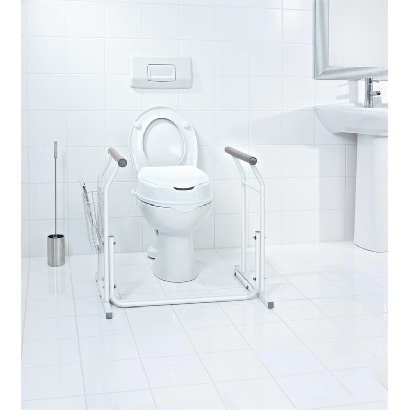 Ridder Oporný systém madiel u WC, biele A0110101