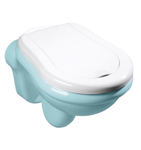 AQUALINE RETRO WC sedátko Soft Close, termoplast, biela 108901