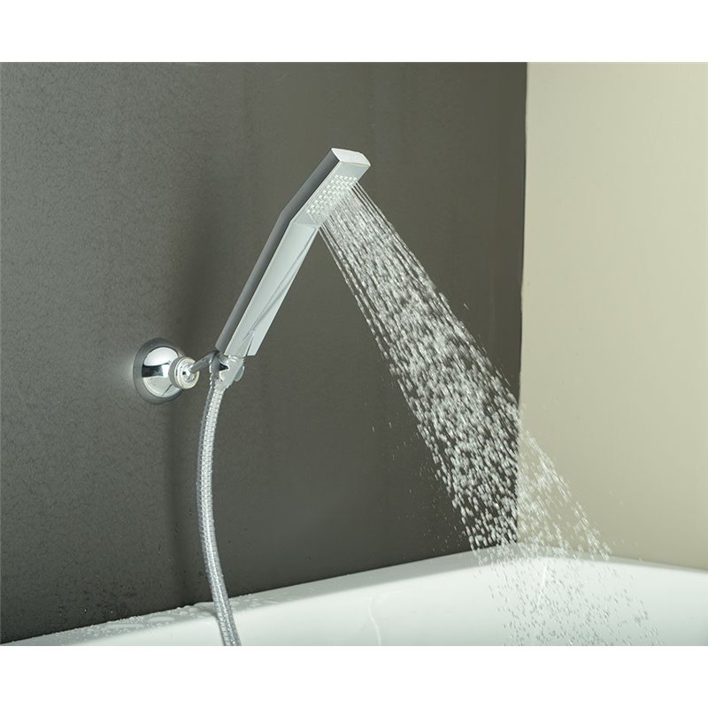 Sapho Ručná sprcha, 210mm, hranatá, ABS/chróm 1204-08