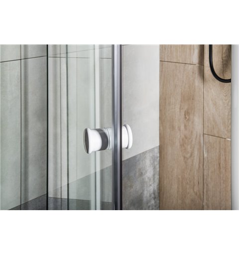 AQUALINE AMICO sprchové dvere výklopné 820-1000x1850mm, číre sklo G80