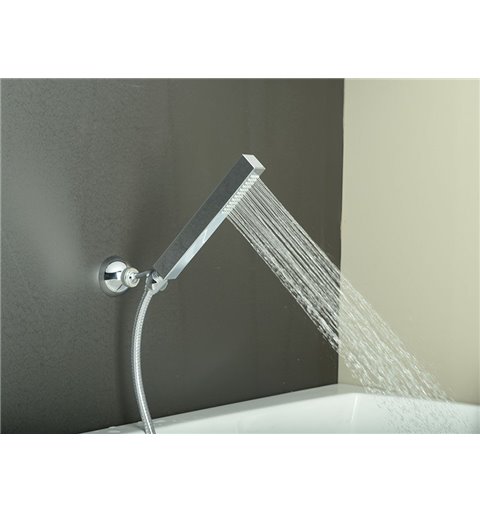 Sapho Ručná sprcha, hranatá, 220 mm, ABS/chróm F28