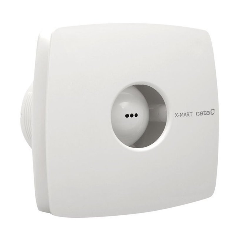 Cata X-MART 10T kúpeľňový ventilátor axiálny s časovačom, 15W, potrubie 100mm, biela 01011000