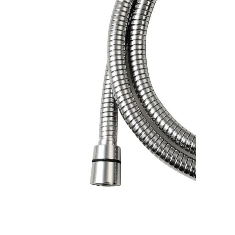 Sapho LUX kovová sprchová hadica, opletená, možnosť natiahnutia, 150-180cm, chróm FSACC293