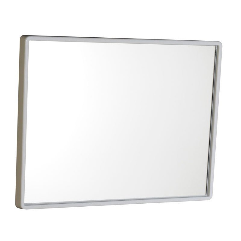 AQUALINE Zrkadlo v plastovom ráme 40x30cm, biela 22436