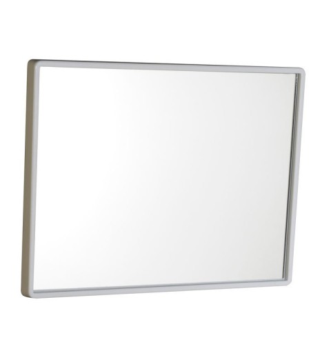 AQUALINE Zrkadlo v plastovom ráme 40x30cm, biela 22436