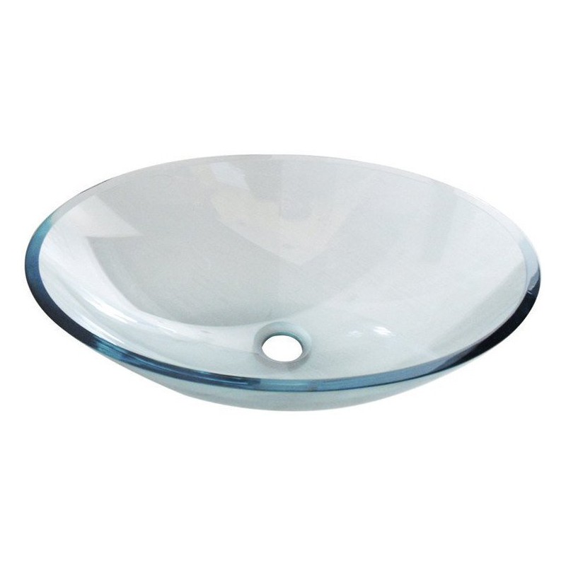 Sapho PURE sklenené umývadlo oválne 52x37,5 cm 2501-12