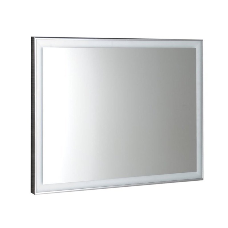 Sapho LUMINAR zrkadlo v ráme s LED osvetlením 700x500mm, chróm NL556