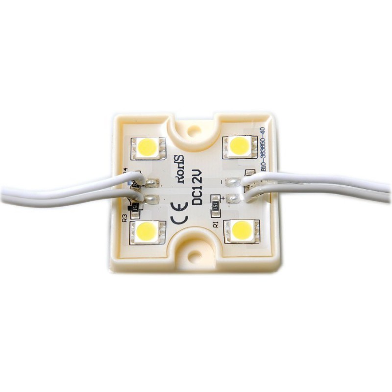 Sapho Led LED modul 4xSDM5050, 36x36x6mm, studená biela LDM598
