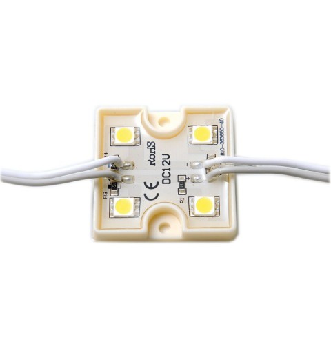 Sapho Led LED modul 4xSDM5050, 36x36x6mm, studená biela LDM598