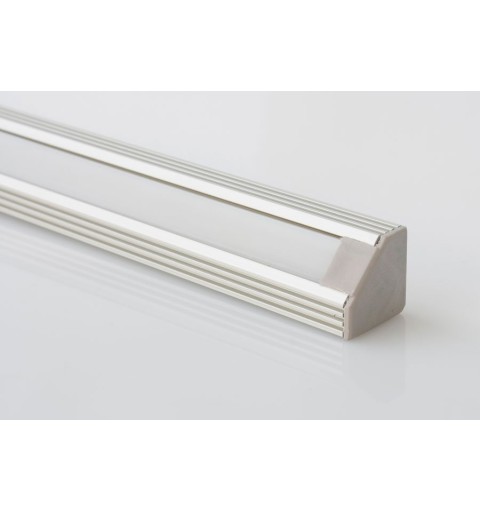 Sapho Led LED rohový profil 19x19mm, eloxovaný hliník, dĺžka 2m KL4023-2