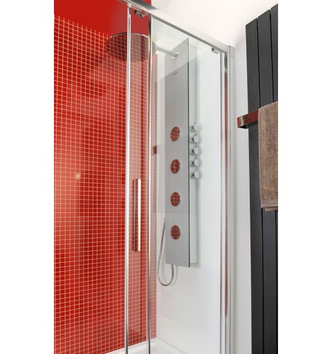 Polysan 5SIDE ROUND sprchový panel 250x1550mm, 1300 Aluminium 80211