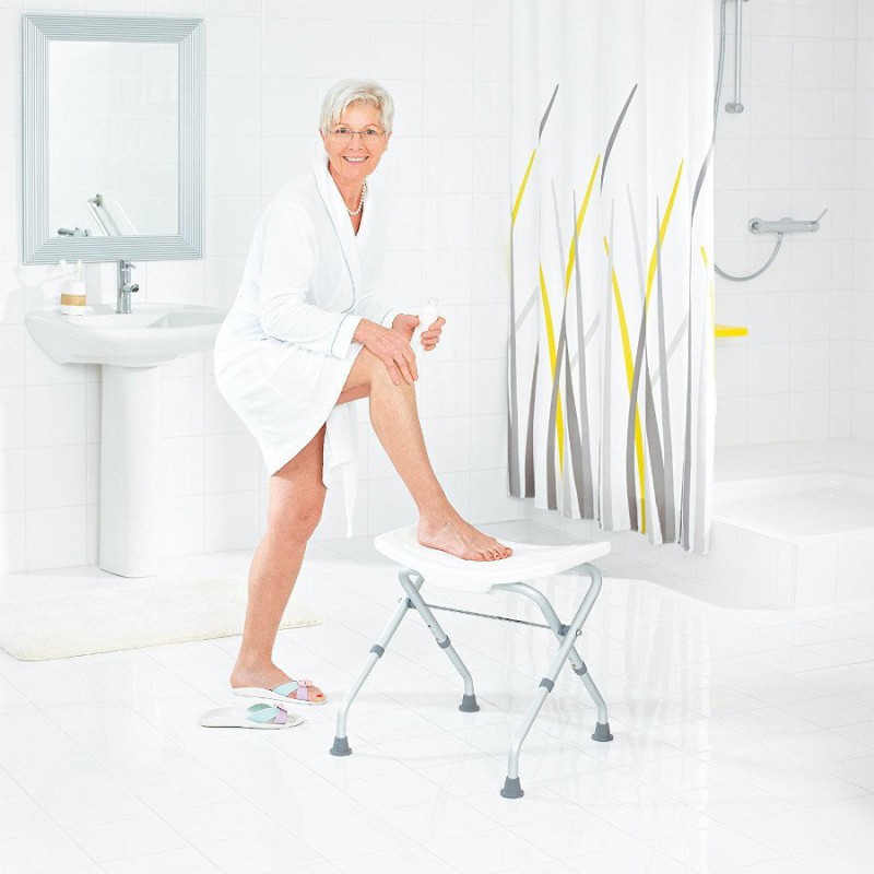 Ridder Kúpeľňová stolička, sklopná, biela A0050301