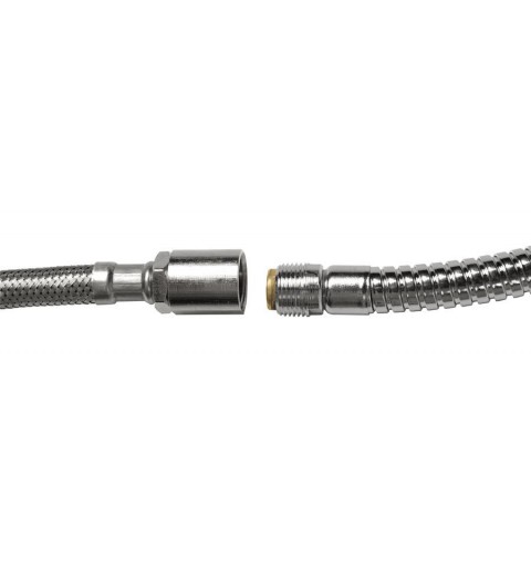 Sapho SET sprchová hadica k batérii na okraj vane, F1/2'- F1/2', 275 cm, chróm FLE18