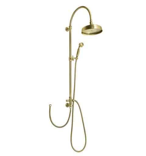 Reitano Rubinetteria VANITY Sprchový stĺp s pripojením vody na batériu, retro, bronz SET066