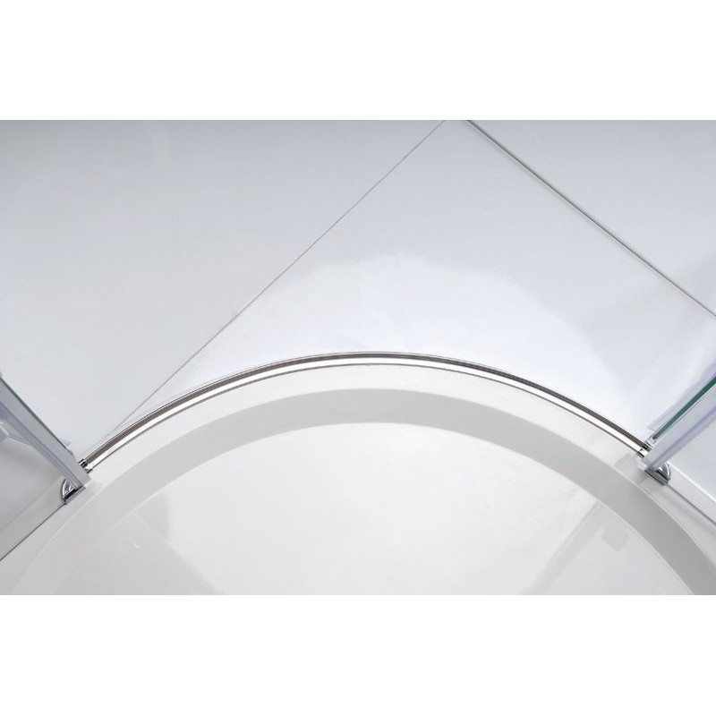 Gelco LEGRO štvrťkruhová sprchová zástena 900x900mm, číre sklo GL6590