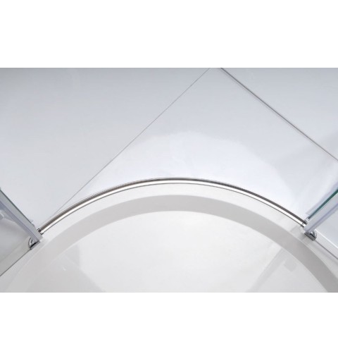 Gelco LEGRO štvrťkruhová sprchová zástena 900x900mm, číre sklo GL6590
