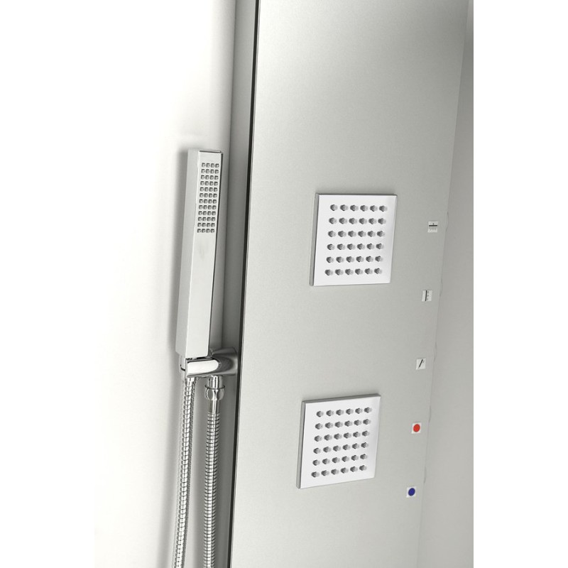 Polysan 5SIDE SQUARE sprchový panel 250x1550mm, 1300 Aluminium 80221