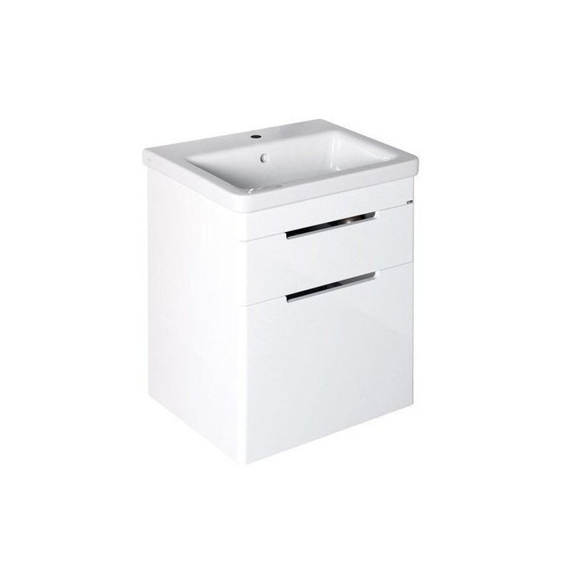 Sapho ELLA umývadlová skrinka 56,5x65x43cm, 2x zásuvka, biela EL062-3030
