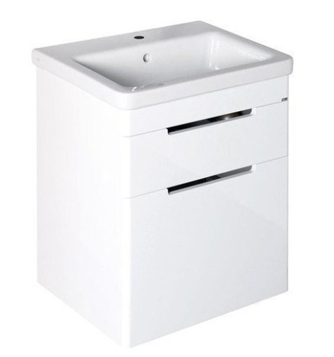 Sapho ELLA umývadlová skrinka 56,5x65x43cm, 2x zásuvka, biela EL062-3030
